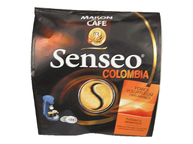 Cafe en dosettes selection Colombia Maison du Cafe SENSEO, 24 unites, 166g