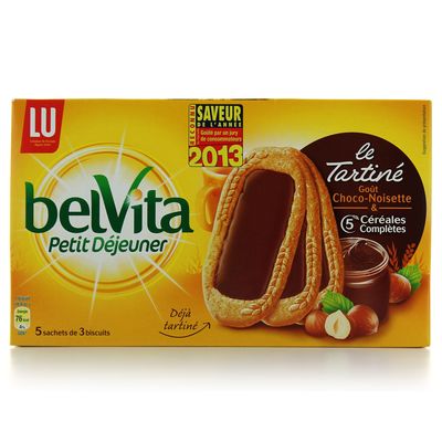 Belvita - le tartine choco-noisette - 5 sachets