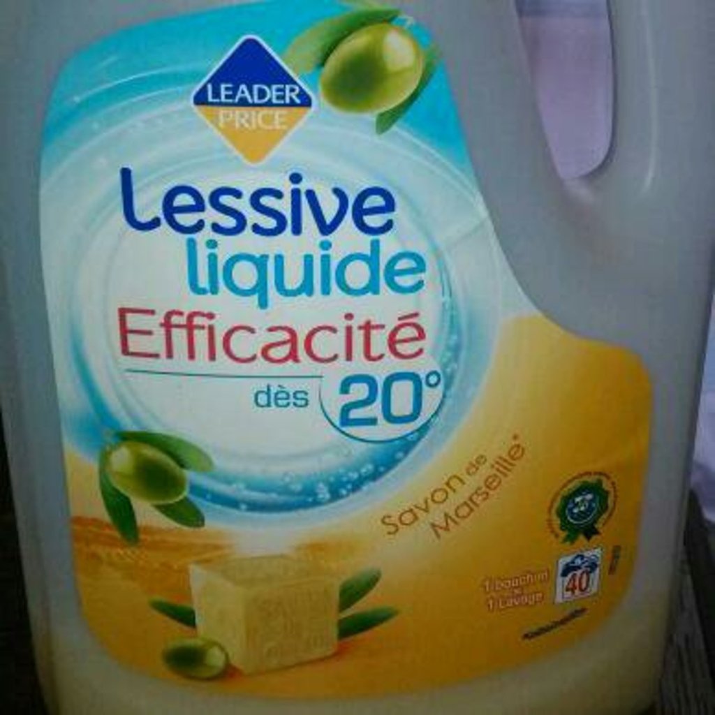 Lessive liquide au savon de marseille 3L
