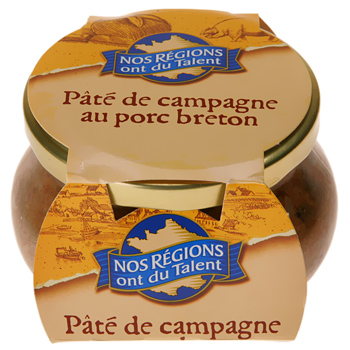 Pate Nos Regions ont du Talent Campagne porc breton 200g
