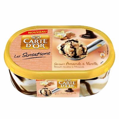 Glace Carte d'Or Amande vanille 900ml