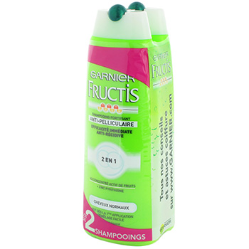 Shampooing Fructis 2en1 Anti-pelliculaire 2x250ml