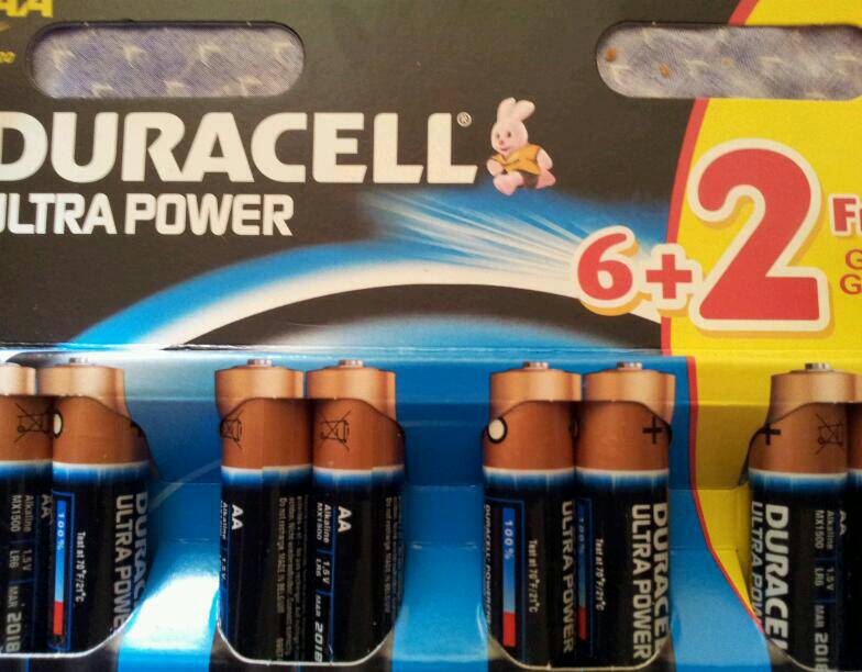 Duracell Ultra Power - Piles alcalines AA LR6 1,5 V les 8 piles