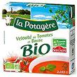 Veloute bio de tomates au basilic et fromage de chevre Soignon LA POTAGERE, 2x30cl