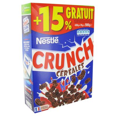 Crunch - Cereales 15% GRATUIT