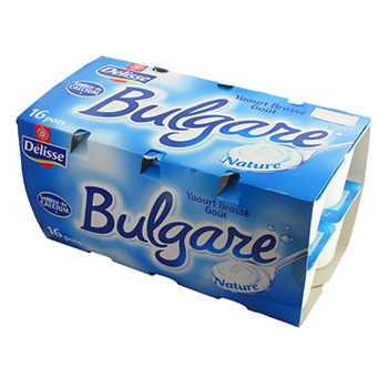 Yaourts brasse Delisse Gout Bulgare 16x125g