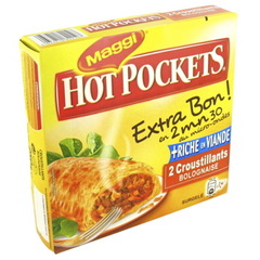 Feuilletes a la bolognaise Hot Pockets MAGGI, 2x125g