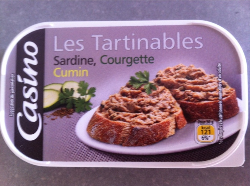 Les tartinables - Sardine courgette cumin