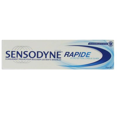 Sensodyne dentifrice Sensodyne rapide 75ml