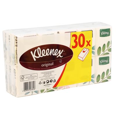 Kleenex mouchoirs original mini etuis x30