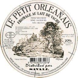 Savall, Le Petit Orleanais, fromage au lait de vache, la boite,,250g