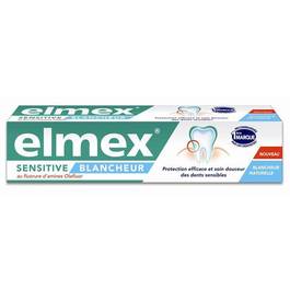 Dentifrice sensitive blancheur ELMEX, tube de 75ml