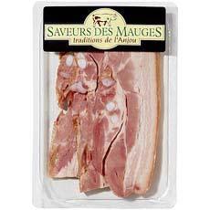 Poitrine de porc saumuree cuite SAVEURS DES MAUGES, 4 pieces, 210g