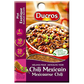 Epices pour chili Mexicain DUCROS : le sachet de 20 g à Prix Carrefour