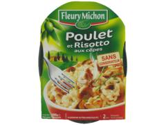 Plat cuisiné poulet risotto Fleury Michon
