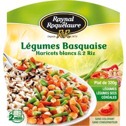 Legumes basquaise, haricots blancs et 2 riz RAYNAL ET ROQUELAURE, 320g