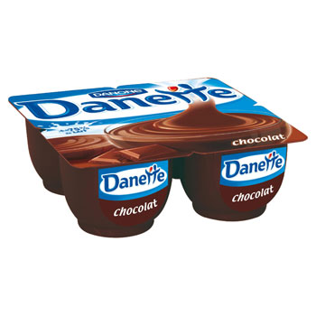 Creme dessert Danone Danette Chocolat 4x125g