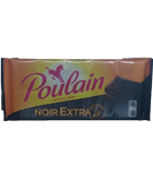 Chocolat noir extra POULAIN, 4 tablettes, 400g