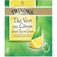 The vert au citron TWININGS, 50 sachets, 100g