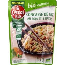 Concasse de riz et soja aux 4 epices CEREAL BIO, 220g