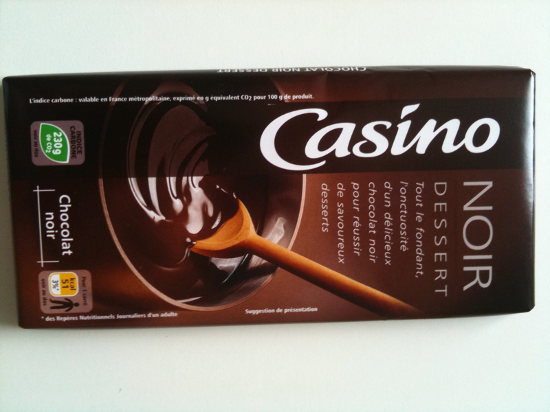 CASINO - Chocolat Noir Dessert