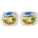 Paturages, Le Crottin, fromage de chevre affine savoureux,2 x 60g,120g