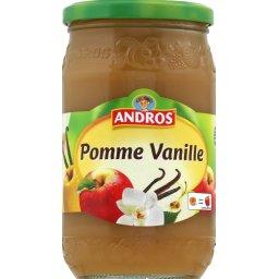 Compote Andros pomme vanille 750g