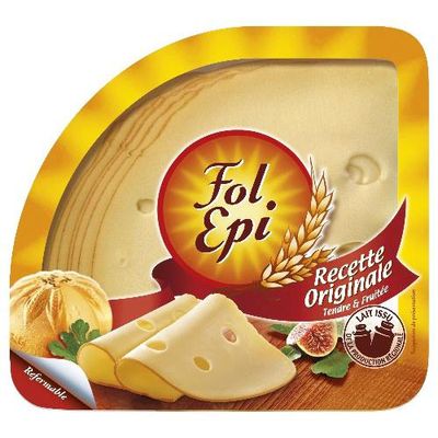 FOL EPI tranche au lait pasteurise recette fondante, 32%MG, 130g