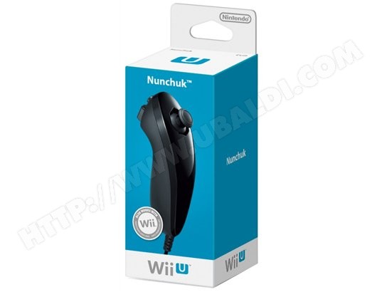 Manette Nunchuk NINTENDO noire pour console Nintendi Wii U