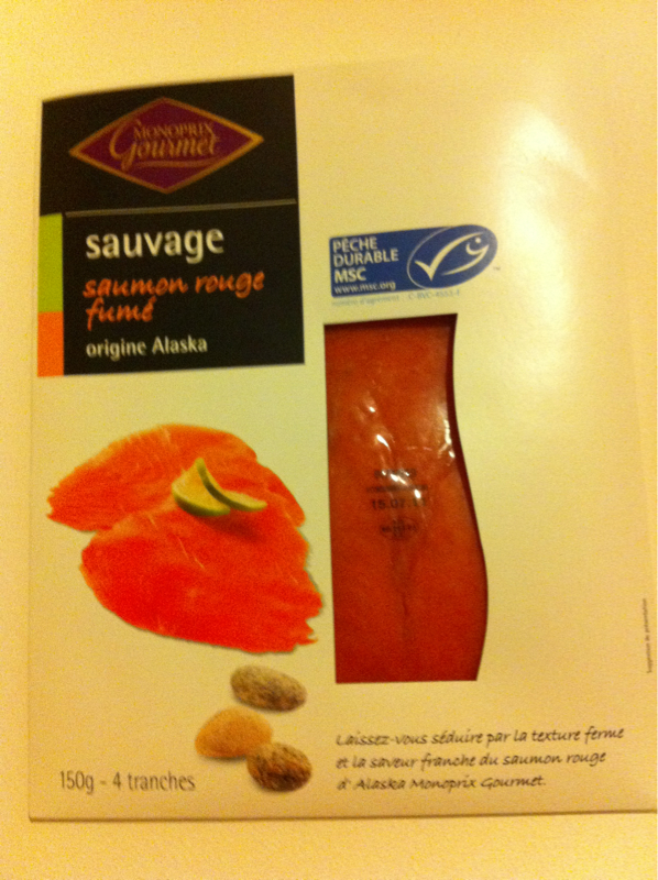 Saumon sauvage rouge, fumé et élevé en Alaska