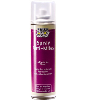 Aries - 4040Mitespr - Maison - Spray Anti-Mites Textiles 200 ml