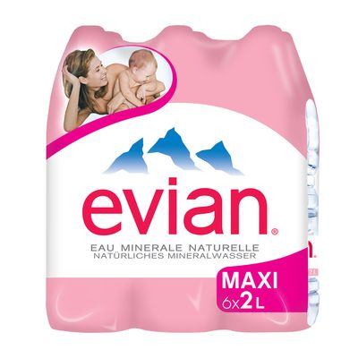 Eau minerale Evian 6x2l