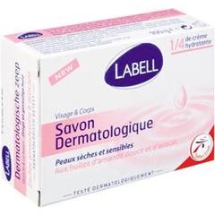 Labell, Savon dermatologique peaux seches & sensibles visage & corps, le pain de 100 g