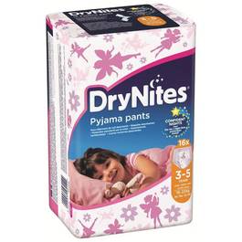 Culottes Huggies Drynites Fille 3-5 ans x16