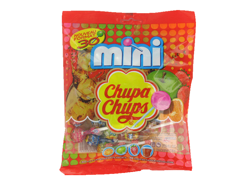 Chupa Chups mini sucette kipik X30 -180g 