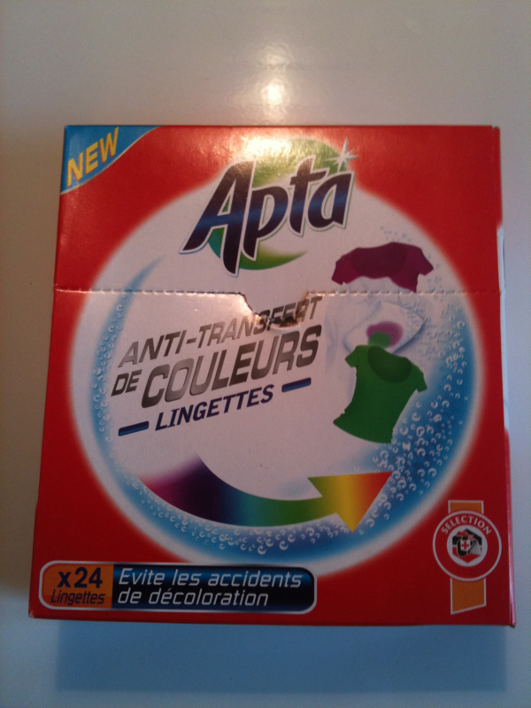 Lingettes anti-transfert de couleurs Apta - Intermarché