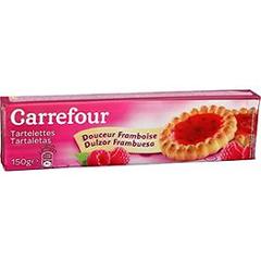 Biscuits tartelettes douceur framboise Carrefour