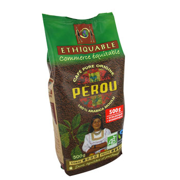 Café Pérou MOULU bio & équitable - 500 g