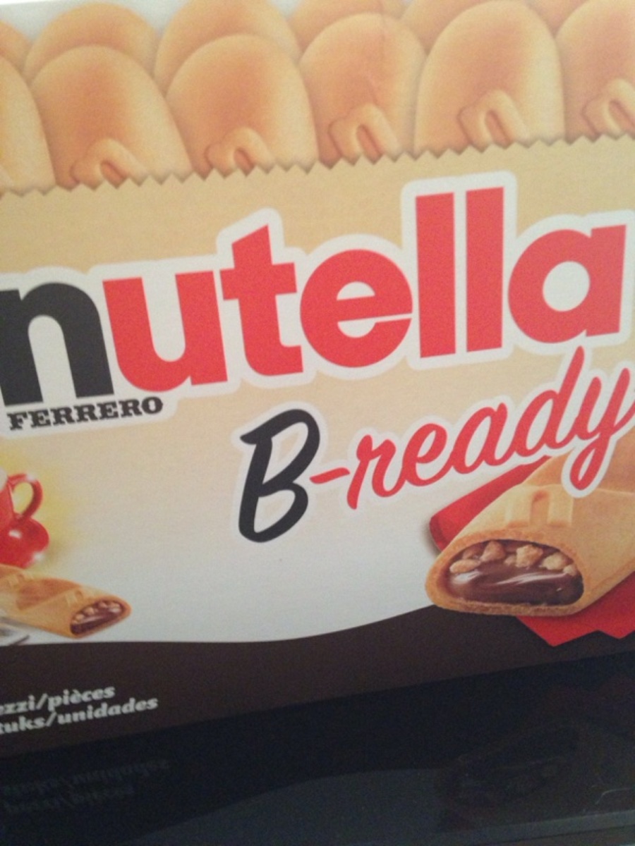 Nutella B-Ready - Barres croustillantes fourrées la boite de 15 pièces - 286,5 g