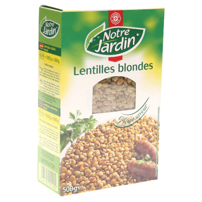 Lentille Blonde Notre Jardin 500g