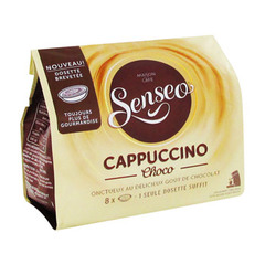 SENSEO: Dosettes de cappuccino saveur chocolat - 8 dosettes