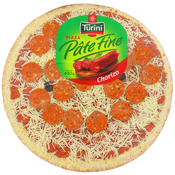Pizza chorizo Turini 450g