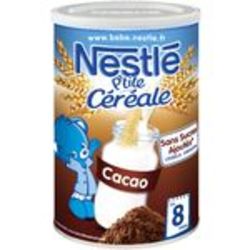 P'tite Céréale infantile Nestlé Cacao - Dès 6 mois - 400g