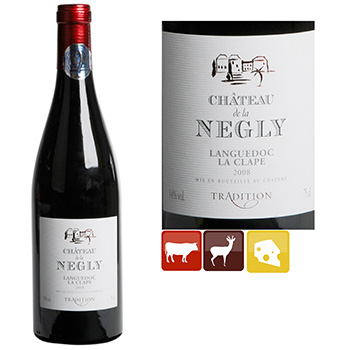 Vin rouge La Negly 14% vol AOC languedoc 2008 75cl
