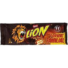 Barres chocolatées caramel & céréales - Lion