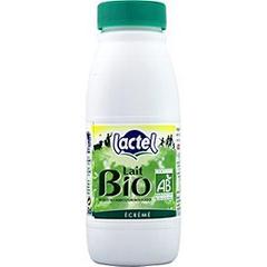 Lait UHT Bio ecreme Lactel bouteille 50Cl