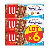 LU Petit Ecolier - Biscuits chocolat au lait les 6 paquets de 150 g
