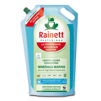 Rainett lessive liquide recharge concentree mineraux marions 1.95l - Tous  les produits poudre et liquide - Prixing