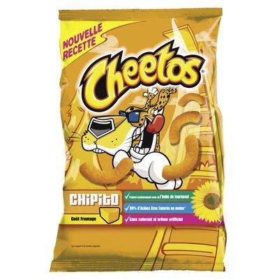 Cheetos au goût fromage BENENUTS, sachet de 75g