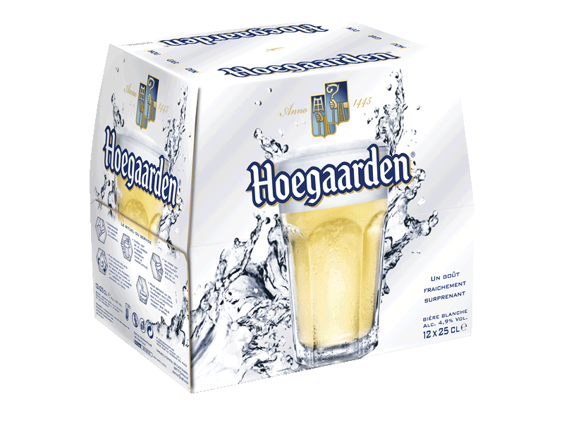 Hoegaarden biere blanche 4,9° -12x25cl